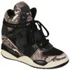 Ash Women's Funky Wedged Hi-Top Trainers - Python Mesh - Image 1