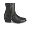 Hudson London Women's Riley Leather Zip-Up Boots - Black - Image 1