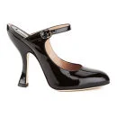 Vivienne Westwood Women's Almond Toe Sabot Renaissance Patent Heels - Black Image 1