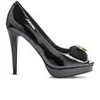 Love Moschino Women's Loveheart Platform Heels - Black - Image 1