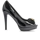 Love Moschino Women's Loveheart Platform Heels - Black Image 1