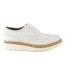 Grenson Men's Archie V Leather Brogues - White