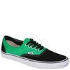 Vans ERA Canvas Two Tone Trainers - Black/Bright Green - Image 1