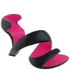 Julian Hakes Women's Mojito Shoe - Black Gloss / Fuchsia - Image 1