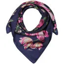 Joules Bloomfield Scarf - Navy Floral Image 1