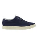 Paul Smith Shoes Men's Merced Trainer/Brogues - Navy Suede Image 1