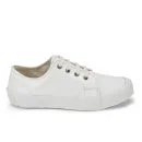 YMC Women's Low Side Leather Trainers - White