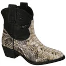 Sam Edelman Women's Stevie Cowboy Boots - Snake Skin Image 1