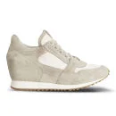Ash Women's Dean Ter Wedged Suede Trainers - Clay