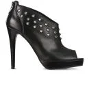 Love Moschino Women's Studded Heeled Ankle Boots - Black