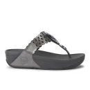 FitFlop Women's Bijoo Leather Sandals - Pewter