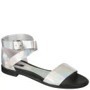 Senso Women's Gina Flat Sandals - Laser Silver Image 1