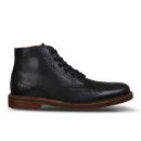 Hudson London Men's Hemming Calf Leather Lace Up Boots - Black