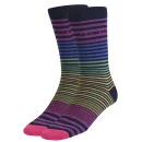 Ted Baker Lilrich Multi Stripe Socks - Navy