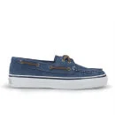 Sperry Men's Bahama 2-Eye Suede Boat Shoes - Navy