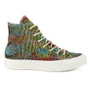 Converse Women's Chuck Taylor All Star Woven Multi Panel Hi-Top Trainers - Peacock