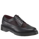 Dr. Martens Women's Nash Brogue Shoes - Oxblood/Black