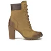 Timberland Women's Earthkeepers Glancy Leather Heeled/Lace Up Boots - Wheat - Image 1