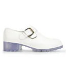 Miista Women's Alyssa Leather Buckle Shoes - White Image 1