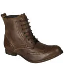 H Shoes by Hudson Women's Sherwin Lace Up Ankle Boots - Brown