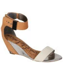 Sam Edelman Women's Sophie Mini Wedge Sandals - White Image 1