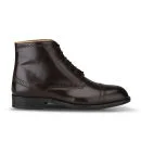 H Shoes by Hudson Men's Jennings Hi-Shine Boots - Bordo