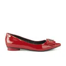Love Moschino Women's Scarpa Bow Ballet Flats - Red Image 1
