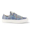 Converse Women's Chuck Taylor All Star Woven Multi Panel OX Trainers - Monte Blue