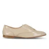 Just Ballerinas Women's Patent Lace-Up Shoes - Nude - Image 1