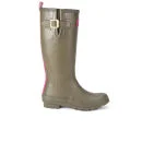 Joules Women's Field Wellies - Olive Image 1