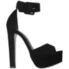 KG Kurt Geiger Women's Halo Heeled Suede Platform Sandals - Black - Image 1