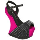 Jeffrey Campbell Women's Vicious Spike Shoes - Black/Fuchsia
