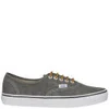 Vans Authentic Washed Denim Trainers - Duffle Bag / True White - Image 1