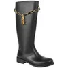 Love Moschino Women's Tall Rain Boots - Black - Image 1