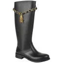 Love Moschino Women's Tall Rain Boots - Black