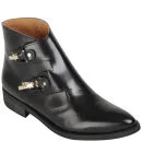 Miista Women's Pandora Leather Buckle Boots - Black