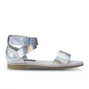 Senso Women's Faye II Holographic Leather Sandals - Silver Image 1