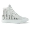 Converse Women's Chuck Taylor All Star Woven Suede Hi-Top Trainers - Powder - Image 1