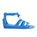 Love Moschino Women's Tassel Jelly Sandals - Bright Blue
