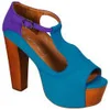 Jeffrey Campbell Women's Foxy Shoes - Blue/Purple - Image 1
