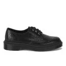 Dr. Martens Unisex Core Tahan 3-Eye Leather Shoes - Black  Image 1