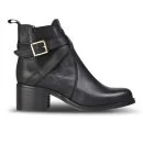 Carvela Women's Sadie Heeled Leather Ankle Boots - Black