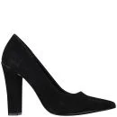 KG Kurt Geiger Women's Calista Suede Heeled Court Shoes - Black