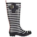 Joules Women's Welly Print Wellies - French Stripe