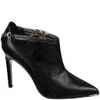 Ted Baker Women's Navlig Leather Pointed Heeled Ankle Boots - Black Snake - Image 1