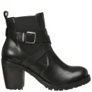 Lola Cruz Women's Leather Chelsea Boots - Black