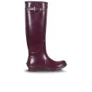 Barbour Women's Country Classic Gloss Wellington Boots - Purple Image 1