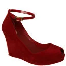 Melissa Women's Patchuli IV Shoes - Red Flock