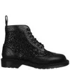 Dr. Martens Made in England Women's Surya Brogue Boots - Black Glitter - Image 1