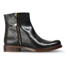 KG Kurt Geiger Women's Sadie Flat Leather Ankle Boots - Black Image 1